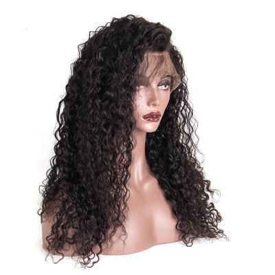 China Best Real Indian Remy Hair Indian Curly Hair Wigs Raw Curly Hair 360 Lace Front Wig 100% for sale