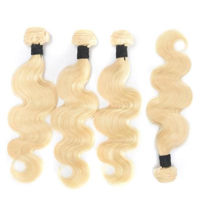 China Best Selling Blonde Virgin Hair Extension Raw Indian Hair Bundle 613 Original Natural Virgin Hair Pure Hair Products for sale