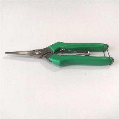 China Pruning Branch Trimming Stainless Steel Tool Grafting Scissors High Quality Gardening Pick Shears for sale