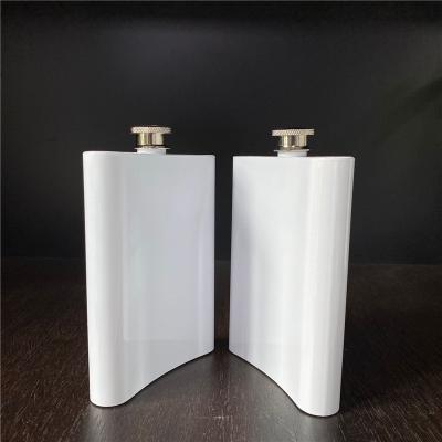 China 8Oz 240Ml Contemporary White Single Empty Sublimation 304 Stainless Steel Gift Bottle For Camping Or Daily Use for sale