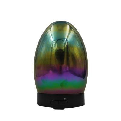 China Color Changing LED Light Maker Custom Logo Home 100ml Egg Design Essential Oil Glass Diffuser With 7 LED Night Lights for sale