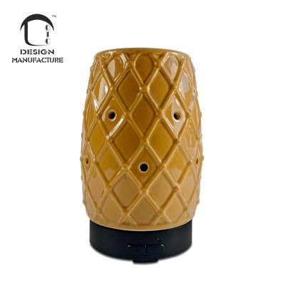 China Good Quality Outdoor Wholesale Whisper Quiet Party Christmas 100ml Orange Ceramic Diffusers For Essential Oil for sale