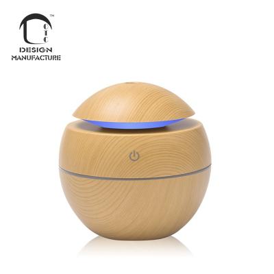 China Free Sample 130ml Cozy Feel Colors Lights Mini Oil Humidifier For Office Home Air Humidifier for sale