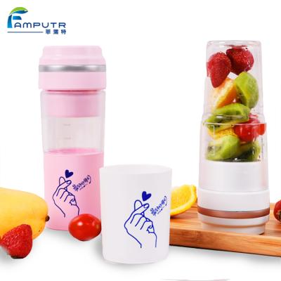 China Personal Portable Cup Mini Usb Fruit Juicer Cup Rechargeable Automatic Car Household Fruit Blender Juicer Bottle for sale