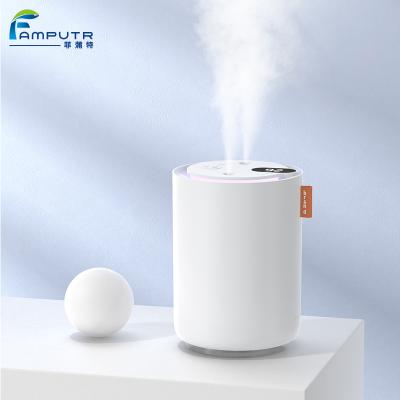 China Smell 500ML Ultrasonic Humidifier Small Comfortable Desktop Cool Mist USB Mini Car Air Humidifier for sale