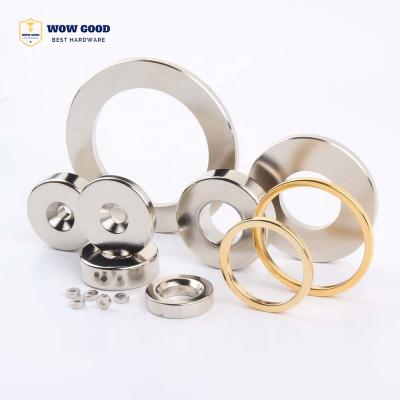 China Industrial Neodymium Radial Ring Magnet Customized N35 Magnetizing Ring Neodymium N52 for sale