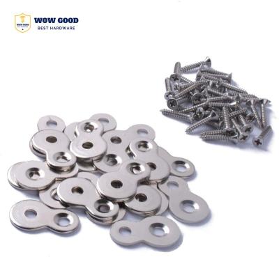 China Figure 8 Split Custom Office Hardware Table Top Desk Table Fastener For Office Table for sale