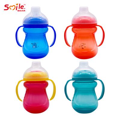 China BPA Free Silicon Baby Bottle Soft Duckbill Beak Baby BPA Free Training Cup for sale