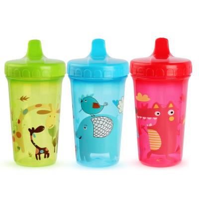 China BPA Free BPA Free High Quality Hard Leak Proof 10 Ounce Hard Spout Sippy Cup Drinking Exercising Baby for sale