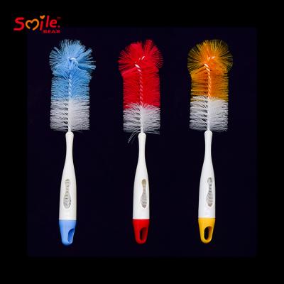 China Two Viable In One Convenient Kids Milk Feeding Bottle Nipple Nipple Baby Bottle Cleaning Brushes for sale