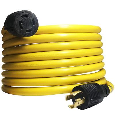 China L14-30 extension cord plug from L14-30 generator to L14-30 connector extension cord machine for sale