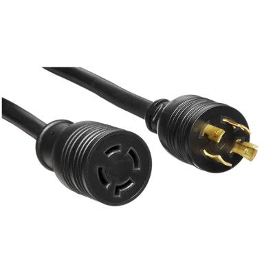 China L14-30 Generator Extension Cord L14-30 Plug to L14-30 Connector Generator Extension Cords for sale