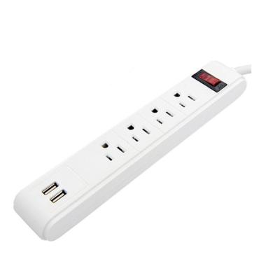 China North American Dual USB Charging Ports And South American Standard Electrical USB Outlet Power Strip for sale