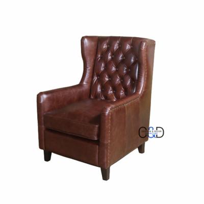 China Classic Recliner Chair Porcelain Extended Wing Chair for sale