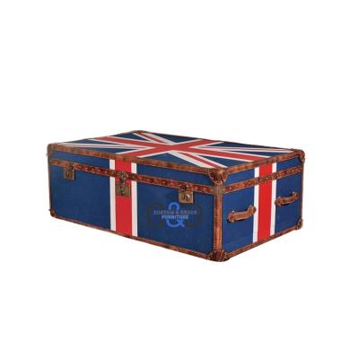 China Cooling Cloth Canvas Union Jack Jean Coffee Table for sale