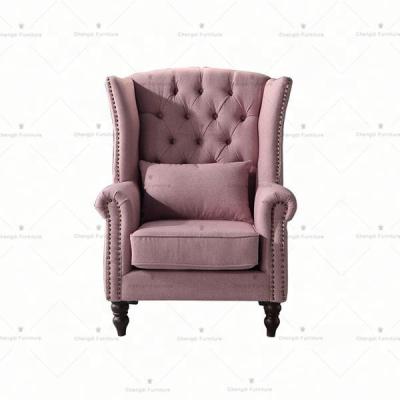 China Chesterfield Type Fabric Leisure Chair Multiple Color Lounge Armchair for sale