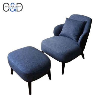 China Comfortable leisure chair modern design relax living room fabric single arm sofa chairs for sale for sale