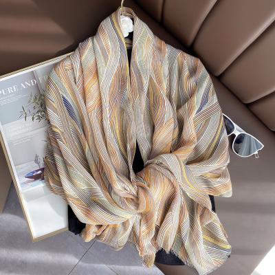 China Polyester 2022 Wraps Hijabs 10pcs/lot Women Geo Printed Pattern Scarf Cotton Voile Scarf Shawls for sale