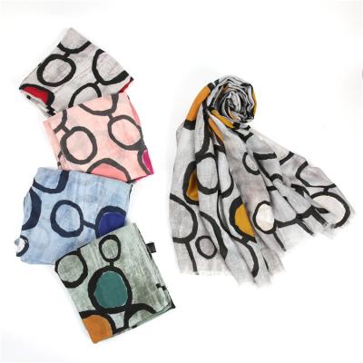 China Polyester Women Wraps Hijabs 5Colors 10pcs/lot Pattern Printed Cotton Voile Scarf Shawls 10pcs/lot for sale