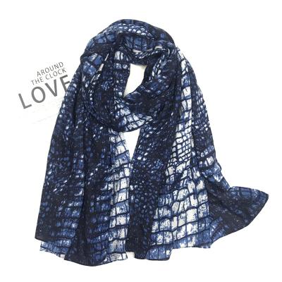 China Polyester Women Snake Skin Pattern Printed Wraps Hijabs 2Colors 10pcs/lot Scarf Cotton Scarf Shawls for sale