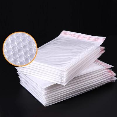 China 10PCS Moisture Proof White Foam Envelope Bags / Self Seal Mailers Padded With Bubble Packs / Shipping Bag for sale