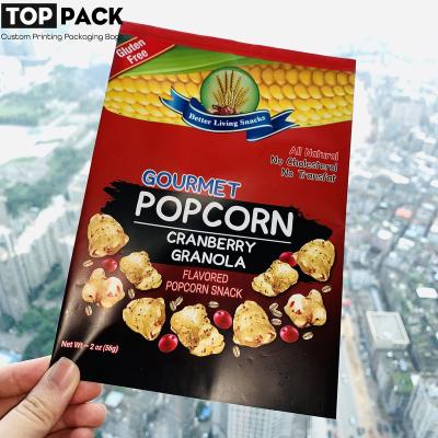 China Medium Popcorn Bag Packaging Aluminum Foil Seal Seal Popcorn Bag Packaging for sale