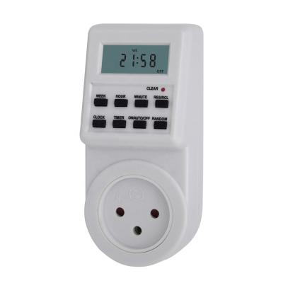 China Israel Standard Kitchen Timer Switch Socket Residential / Multi-Purpose Digital Programmable Outlet for sale