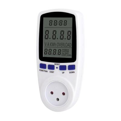 China Residential / General Purpose Plug In Energy Cost Meter Digital Electricity Meter Analyzer Israel Standard for sale