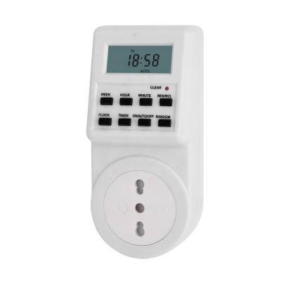 China Timer Switch Type N Digital Plug In Kitchen Timer Switch Socket Weekly Daily Programmable Italy Plug for sale