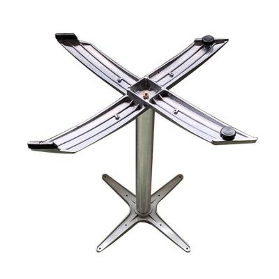 China Antirust/waterproof Modern newest design furniture home Decorative table base Cross shaped High and low foot fittings for sale