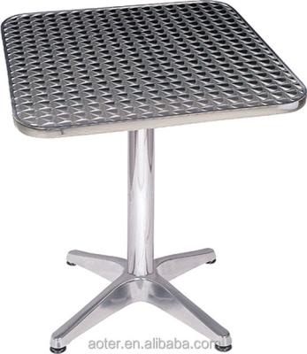 China Adjustable modern outdoor aluminum restaurant square table (the other) for sale