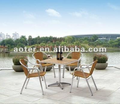 China Minimalist Outdoor Garden Rattan Dining Furniture for sale