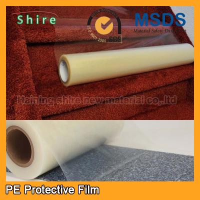 China High Adhesive PE Protective Film For Cars And Residential Carpet Surface for sale