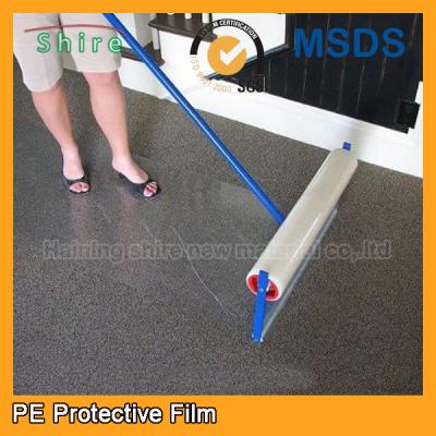 China Custom Plastic Floor Covering Roll Protective Plastic Film For Carpets for sale