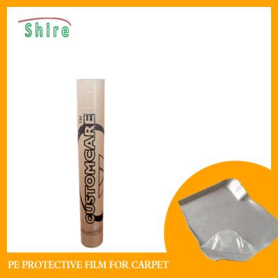 China Automotive Carpet Protection Film PE Protective Tape With Solvent Glue for sale