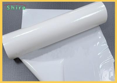 China 130 Microns Mirror Safety Backing Film For Mirror Backing Protect , Milk White Protective Film for sale