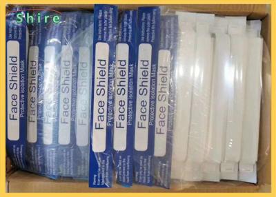 China Transparent Disposable Plastic PET Film Application Protective Face Shield for sale