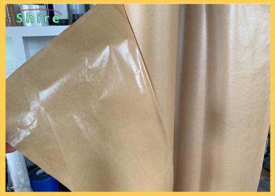 China Low Adhesive Kraft Material 1500m Surface Protection Paper for sale