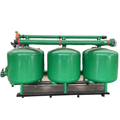 China Garment shops sand media automatic water filter backwash sand filter for river water treatment for sale