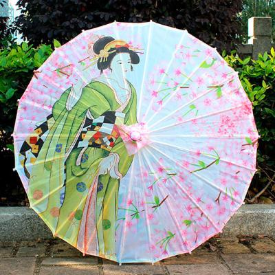 China Modern Japanese Waterproof Japanese Umbrella Japanese Waterproof Umbrella Sakura Umbrella Shade Beach Hotel Ceiling Decor Parasol Cosplay for sale