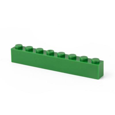 China Building Toy NO.3008 ABS Plastic 1x8 Hole Small Particle Building Blocks Bulk Educational Bricks for sale