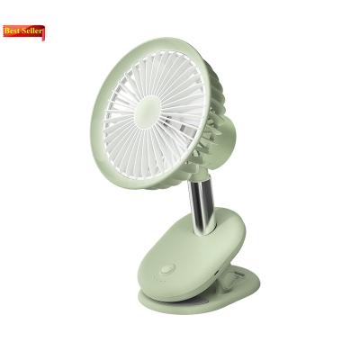 China Mini rechargeable desktop fan oscillating factory/high quality usb clip fan/wireless cooling clip fan for sale