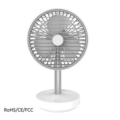 China Quiet Electric Portable Mini Table Fans USB Fan Table Top Stand Cooler Rechargeable Fan for sale