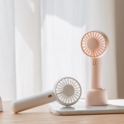 China Portable Mini Size Best Selling Handy Handheld Brushless Cheap Rechargeable USB Battery Air Cooling Mini Fan For Hot Summer for sale