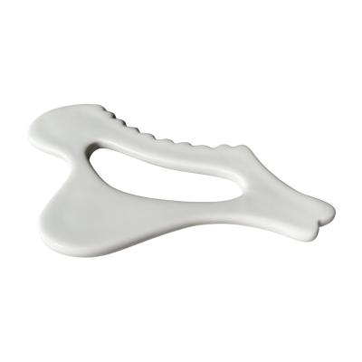 China Eco-friendly Competitive Price Face Lifting Massage Tool Portable Ceramic Face Guasha for sale