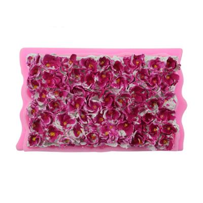 China Best Selling Viable Style EF199 Floral Lace Cake Edge Decorating Tools Silicone Molds for sale