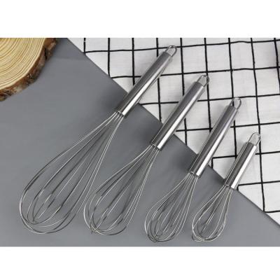 China EC014 Amazon Sustainable Hot Sale High Quality Stainless Steel Rotary Eggbeater Kitchen Accessories for sale