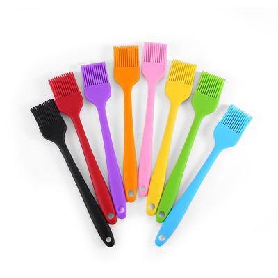 China Sustainable Hot-selling ES201 Small Silicone Heat Resistant DIY Baking Brush Cake Tools Kitchen Supplies for sale