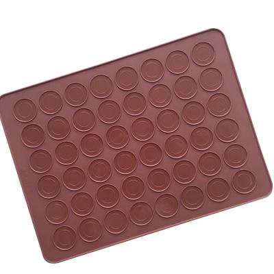 China ES228 Viable Food Grade Non-Stick Reusable Macaroon Mat Silicone Baking Mat for sale