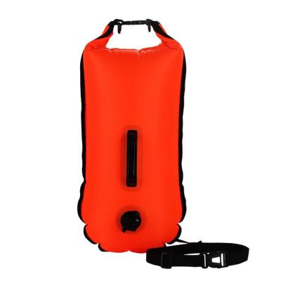 China 190T Nylon Coated PVC Open Water Swim Buoy Bag Flotation Device With Dry Sack For Swimmers, Triathletes, And Snorkelers. Floats for safer baths for sale